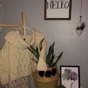Beautiful cream mock neck sweater
